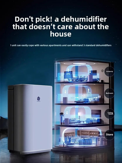 Moisture absorption and drying air dehumidifier household dehumidification basement silent drying high power