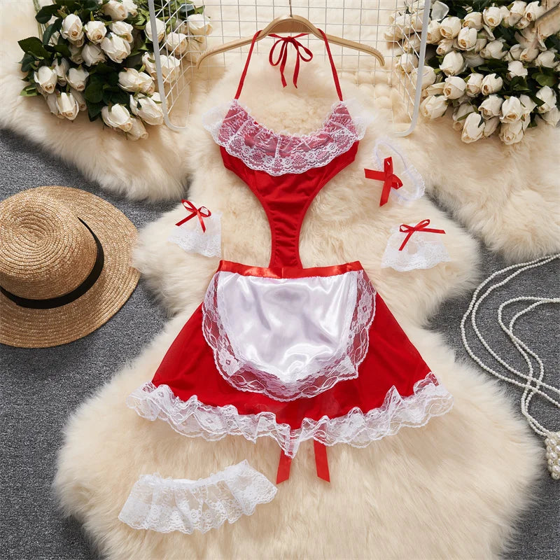 Cute Gray Rabbit Ear Hood Top Sexy Backless Slim Fit Bodysuit Zip Sleeveless Women Sexy Erotic Lingerie Bunny Cosplay Playsuit
