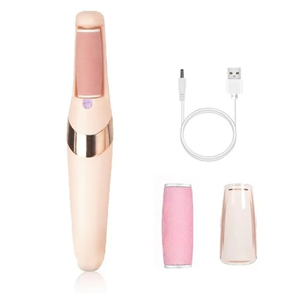 HOMEFISH Electric Foot Grinder Automatic Foot Callus Rubbing Pedicure Dead Skin Callus Remover for Foot Rechargeable Foot Beauty