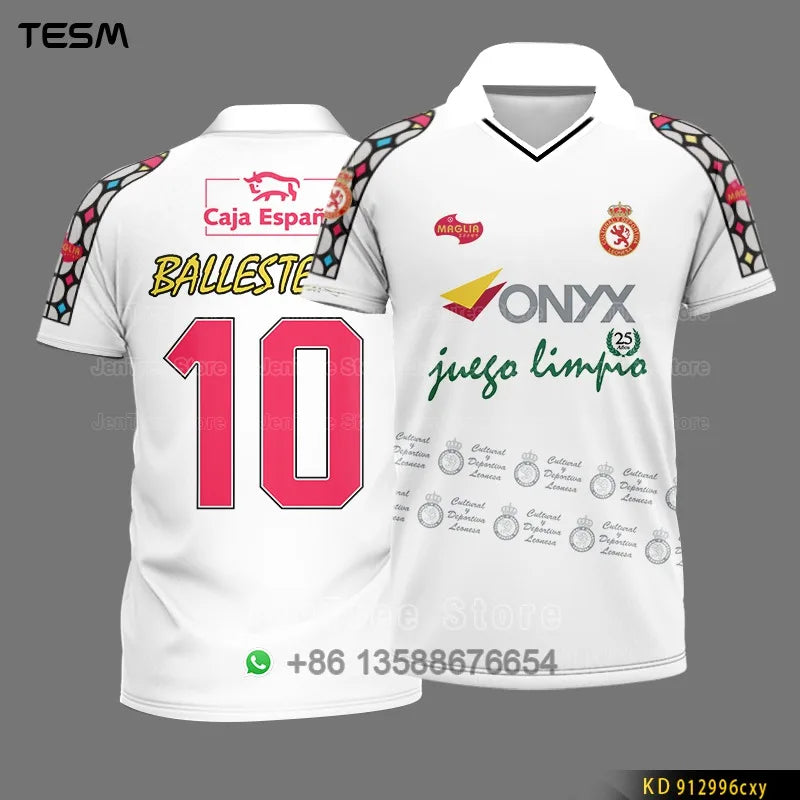 Summer Sports POLO Shirt Men Casual Short Sleeve Lapel Printed T-shirt Striped Retro Fashion Top Outdoor Team Breathable POLO