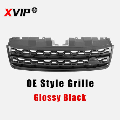 XVIP Honeycomb Style Black Upper Grille Mesh Vent Trim Car Exterior Accessories For Land Rover Discovery Sport L550 2015-2019
