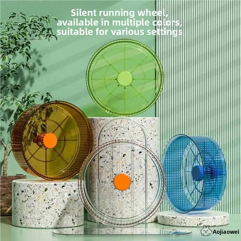 Large Size Silent Running Wheel for Hamster Toy Deprivation Relief Golden Retriever Hamster Cage Supplies Crehensive Infor...