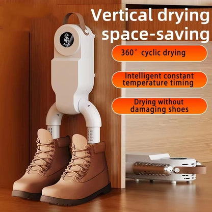 Intelligent Shoe Dryer With Both Dry And Wet Functions Deodorizing And Timed Design Foldable And Quick Drying Shoe Dryer