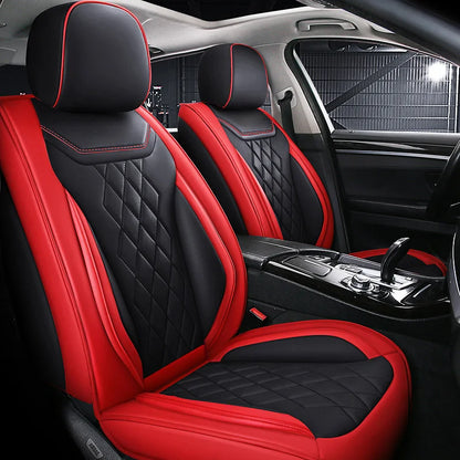 Universal Five-Seater Car Seat Covers Premium Leather Four Seasons Suitable for Most Cars SUVs Off-Road Vehicles