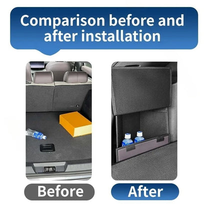 For Byd Song Plus Seal U 2020-2025 Car Foldable Trunk Storage Box Portable Multipurpose Organizer Case Side Groove Storage Box