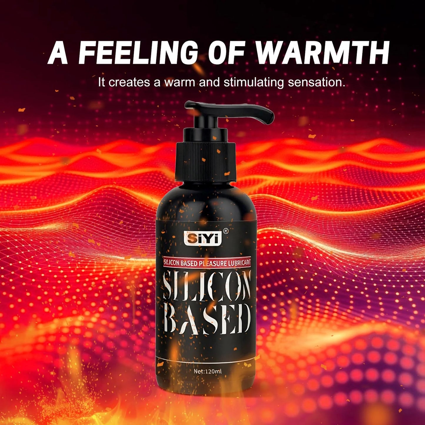 Silicone Warming Pleasure Lubricant 120ml 300ml | Long Lasting Heating Sex Lube for Toys, Couples & Intimate Use