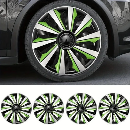 4PCS R16 Car Wheel Cover Hubcap Universal Auto Replacement Hub Caps Iron Steel Wheel Rim Cover 16 Inch Car Tire Accessory Hubcap