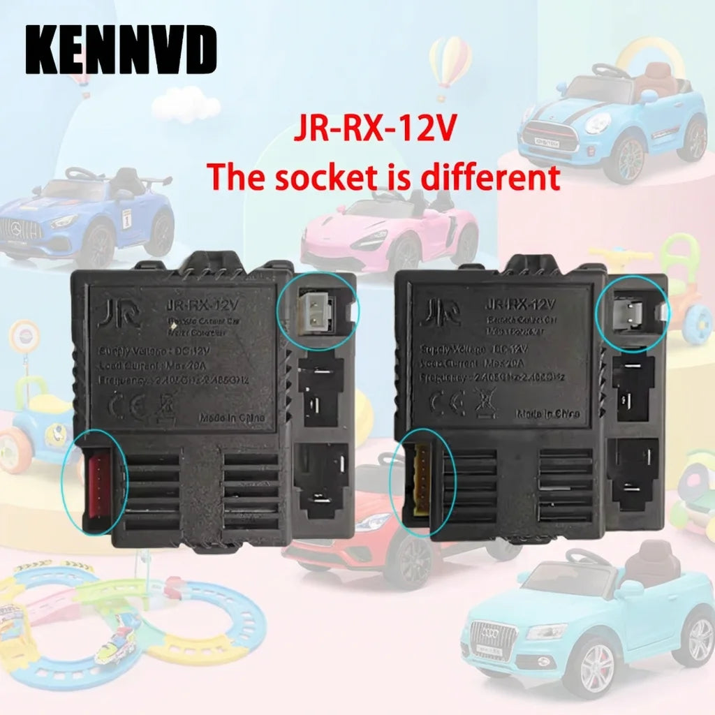 Children's Electric Ride on Car 2.4G Bluetooth Remote Control Receiver Motherboard Transmitter Parts JR-RX-12V JR-RX-6V JR1603