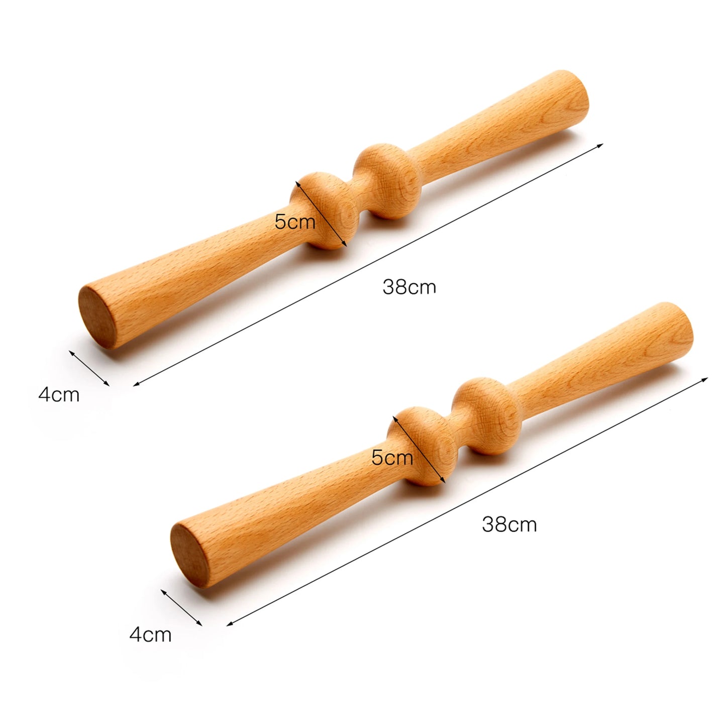 Wood Therapy Massage Stick Scraping Stick Cellulite Lymphatic Drainage Anti Cellulite Muscle Release Roller Massage Fitness