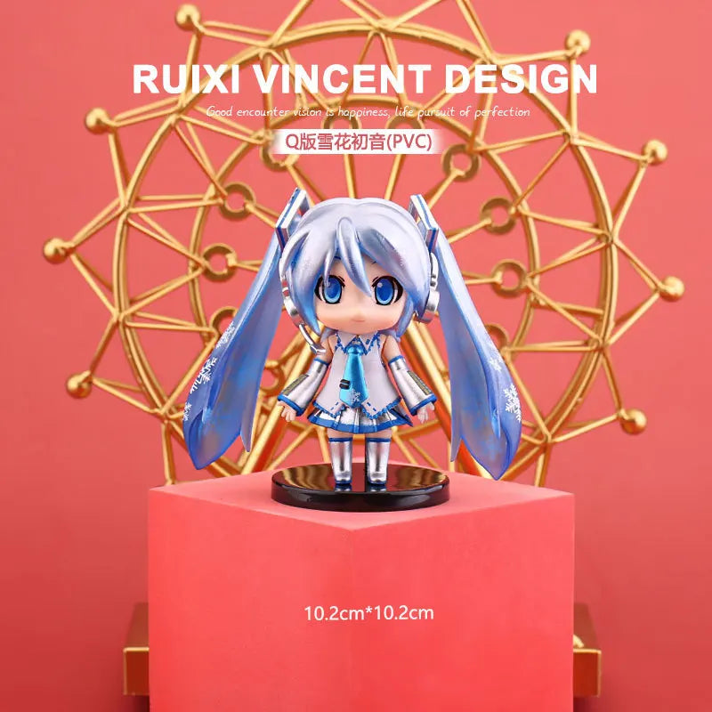 Anime Figure Hatsune Miku Model Statue Doll Beautiful Girl Sailor Moon Rem Asuna Cosplay Merchandise Collectible Gift For Fans