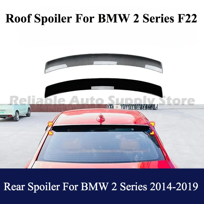 For BMW 2 Series F22 F87 2014-2019 M2 Small Rear Spoiler Roof Lip Wing High Quality Performance Upgrade Modification Accessories