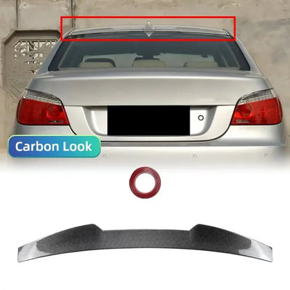 E60 Tailgate Roof Middle Tail Wing Body Kit Car Rear Trunk Spoiler For BMW 5 Series E60 520i 520d 525i 530i 530d M5 2004-2010