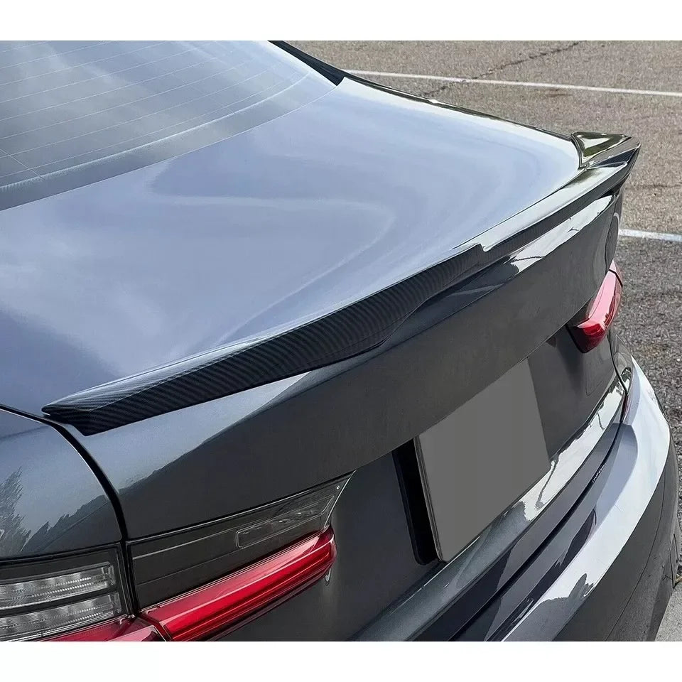 XVIP Car M4 Style Roof Spoiler Glossy Black Wings For BMW 3 Series G20 G28 2019-2022 330i 330e Sedan ABS Ducktail Trunk Spoilers