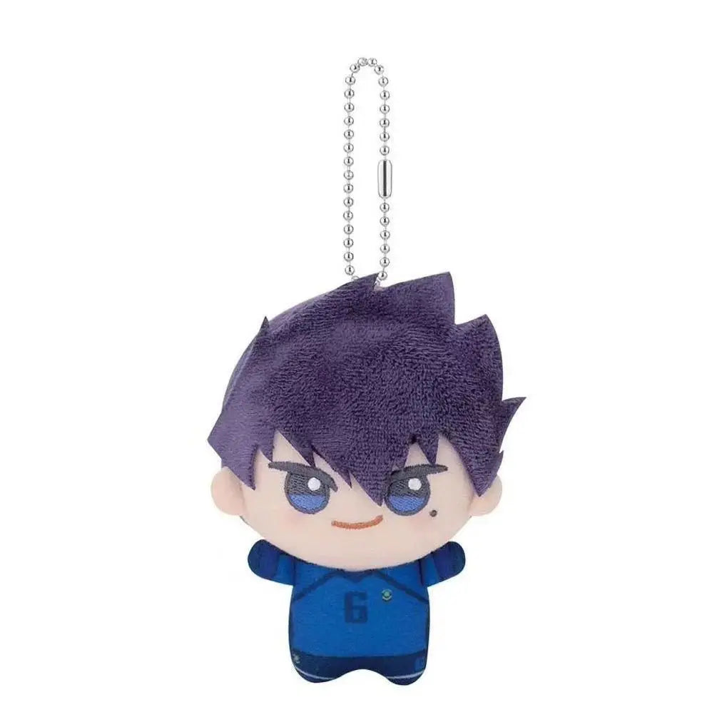 New Anime Blue Lock Vol.7 Hiori You Isagi Yoichi Cosplay Plush Doll Fluffy Maumet Pendant Puppet Keychain Keyring Charm Gifts