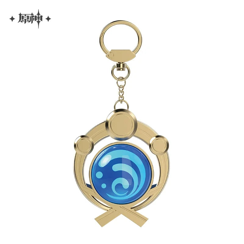 Sunsyea Genshin Impact Official Merch miHoYo Original Authentic Eyes of God Keychain Mondstadt Liyue Inazuma