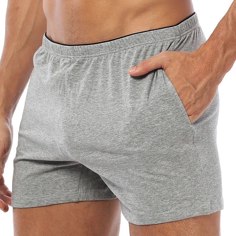 1/2/4 PCS ORLVS Boxer Men Underwear Cotton Pouch Boxershorts Sleep Men Underpants Panties For Swim Or Boxers Shorts With Pocket