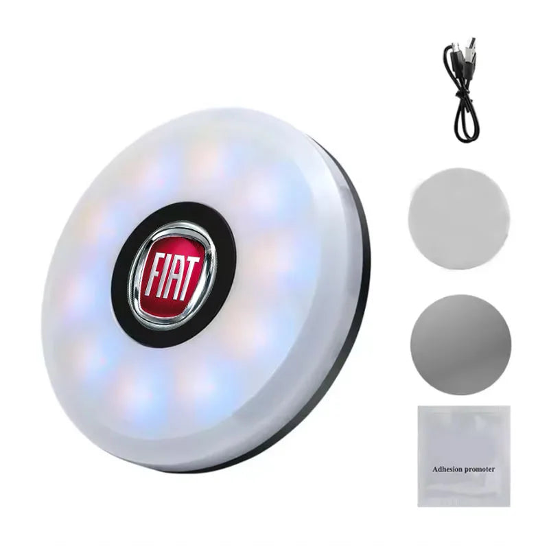 LED Touch Light Reading Lamp Magnet Base Car Ceiling Light Ambient Light For FIAT 500 500E 500L 500C 500S 500X Car Accessories