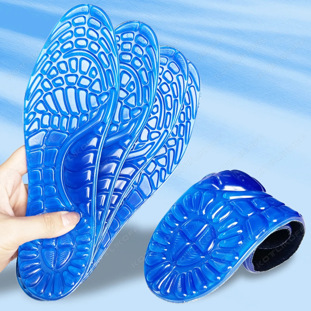 Gel Insole Silicone Orthopedic Arch Support Foot Care For Feet Shoe Sole Sport Insoles Shock Absorption Pads Orthotic Pad