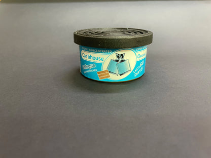 organic air freshener tank, bubble gum scent, 3 anti-spill blocks per can, perfect for car scent, new car scent
