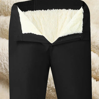 Corduroy Men's Straight Leg Warm Winter Pants Loose Fit Casual Trousers Comfortable Autumn Winter Fashion Trend Brand