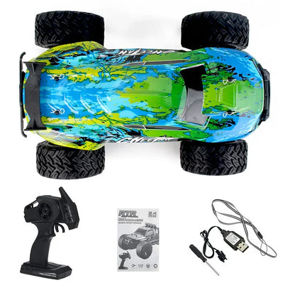 KYAMRC KY-2011A 1:16 25KM/H 4WD RC Car With LED Remote Control Cars High Speed Drift Monster Truck Toys for boys and girls gift