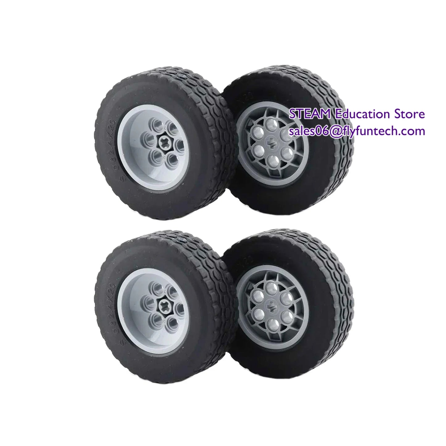 Four-wheel Drive Remote Control Car Motor Power 4WD RC Car Kit 32019 86652 Wheel Building Blocks Compatible with Legoeds RC Car