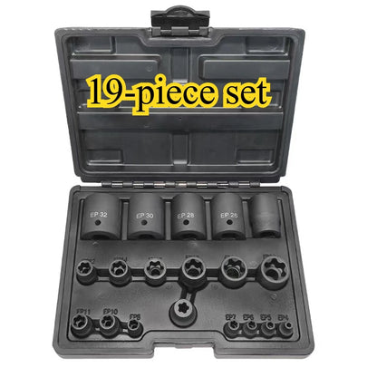 External Torx Plus Socket Set 5 and 6 Point Socket EP4, EP5 - EP32 1/2'' 3/8'' 1/4''  for Tesla Battery Pack Screw Removal Tool