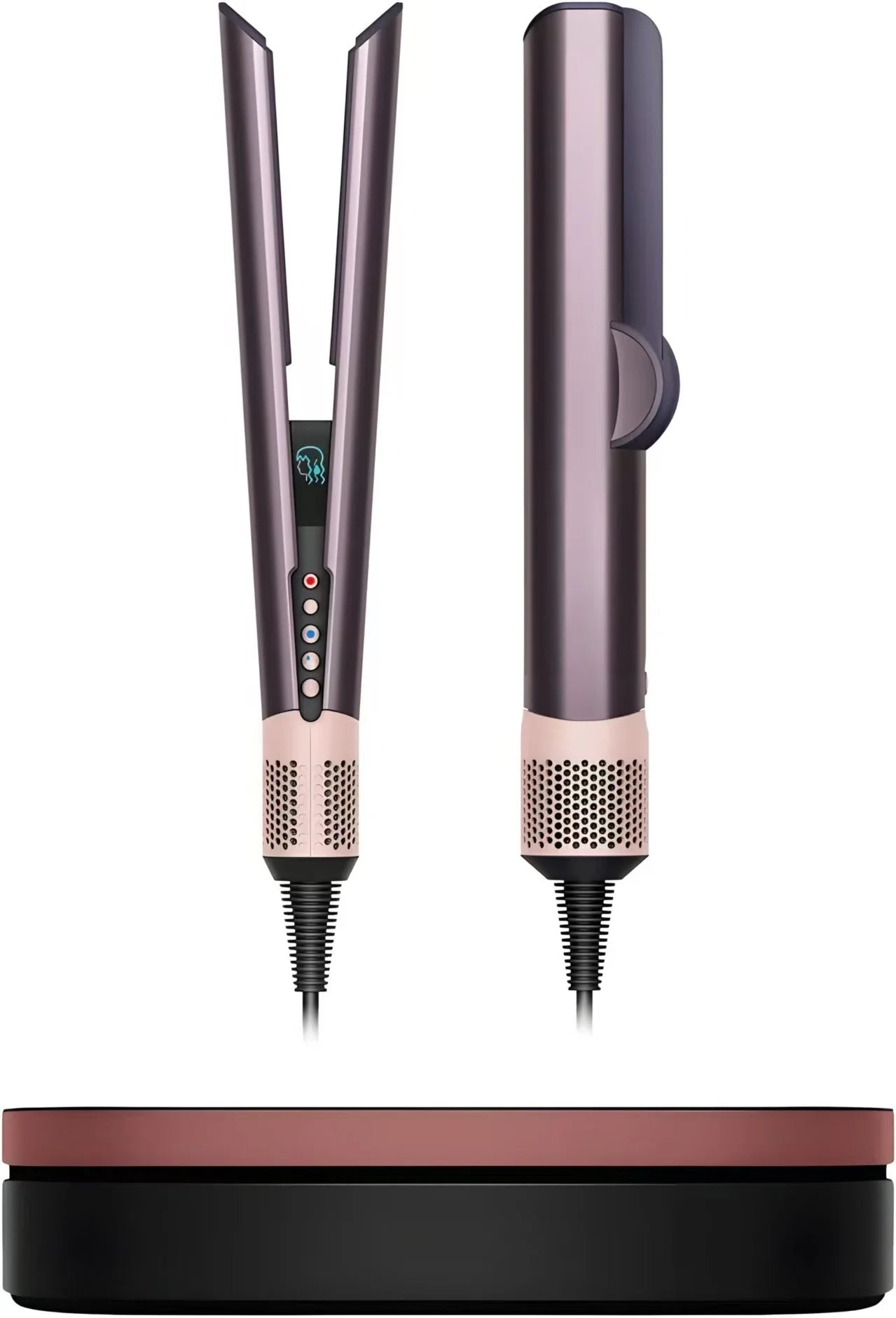 2 IN 1 Professional Hair Straightener & Hair Dryer Heat-Up Hair Flat Iron Negative Ion Iron Long-Lasting Styling Tool