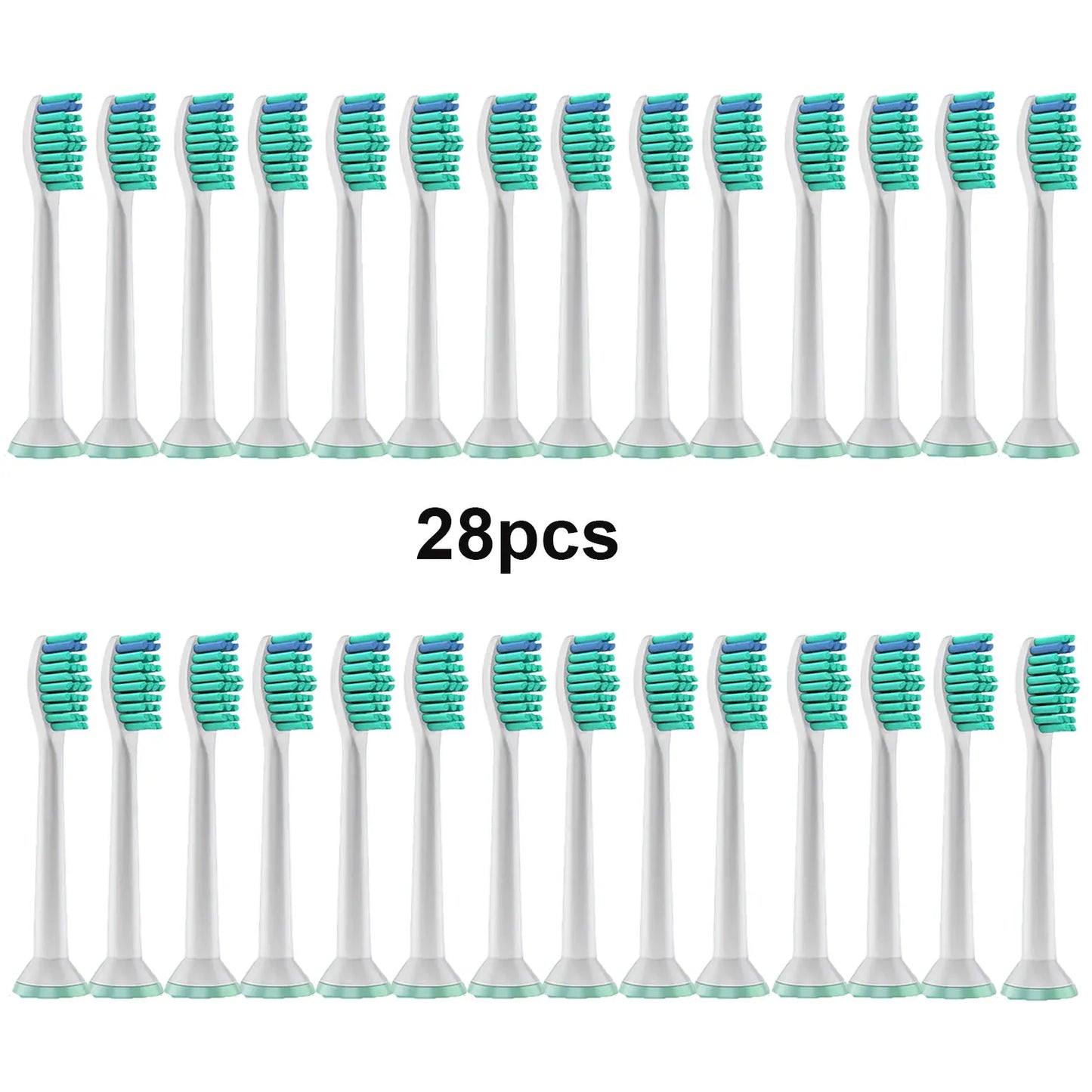4-36 Pcs Replacement Toothbrush Heads Compatible with Philips Electric Brush Head 1100 2100 4100 4300 5100 5300 6100 6500 etc