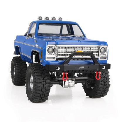 KYX Racing Aluminum Front Bumper Upgrades Parts Accessories for 1/18 RC Crawler Car Traxxas TRX4M F150 K10
