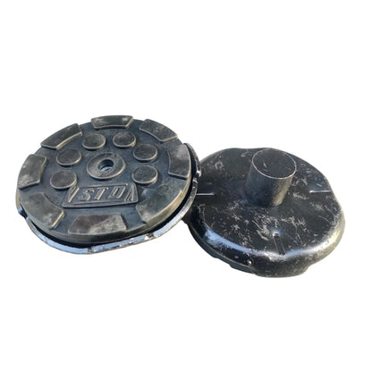 2.5Tons 3 Tons Horizontal Jack Accessories 3T Horizontal Hydraulic Jack rubber pad Universal Wheel Pallet Front Wheel