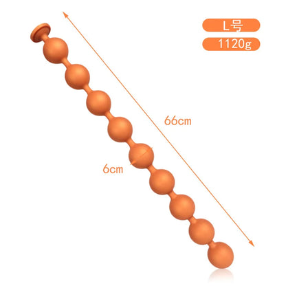 Huge Anal Plug 9cm Anal Beads 100% Liquid Silicone Soft Anal Balls Big Buttplug Prostate Massager Adult Sex Toys For Men