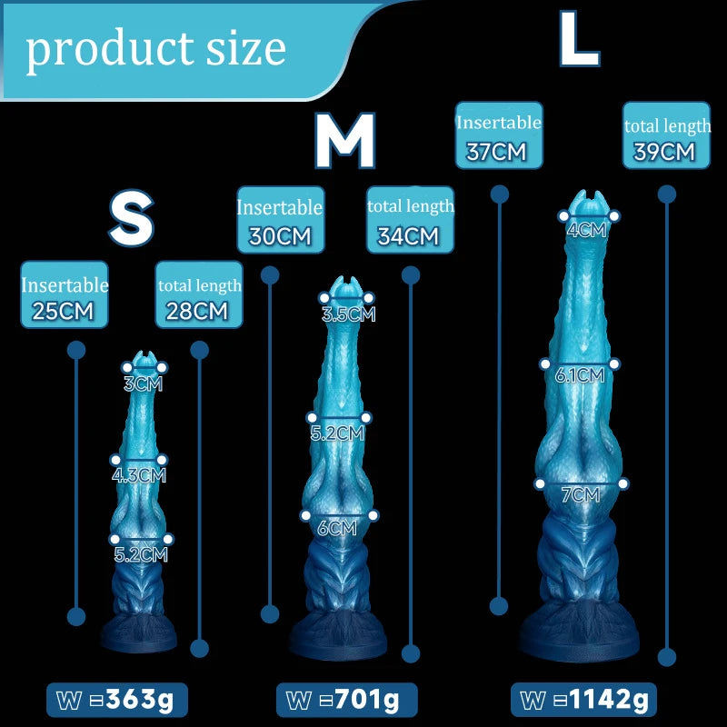Long Huge Anal Plug/Dildo Monster Alien Large Butt Plug Silicone Suction Cup Anal Dilator G-Spot Sex Toys For Women Men Ass Toy