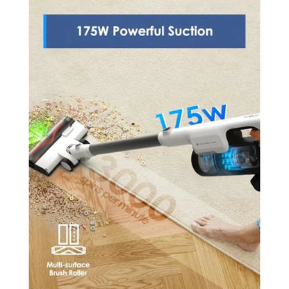 Stick vacuum cleaner for pet hair, carpet hard floor: Pure ONE Station 5 cordless smart vacuum with 2.5L auto dust base, full-p