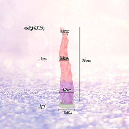 Liquid Silicone Long Anal Plug Octopus Tentacles Adult Sex Toy Clitoris Anus Stimulation Powerful Suction Cups To Free up Hands.