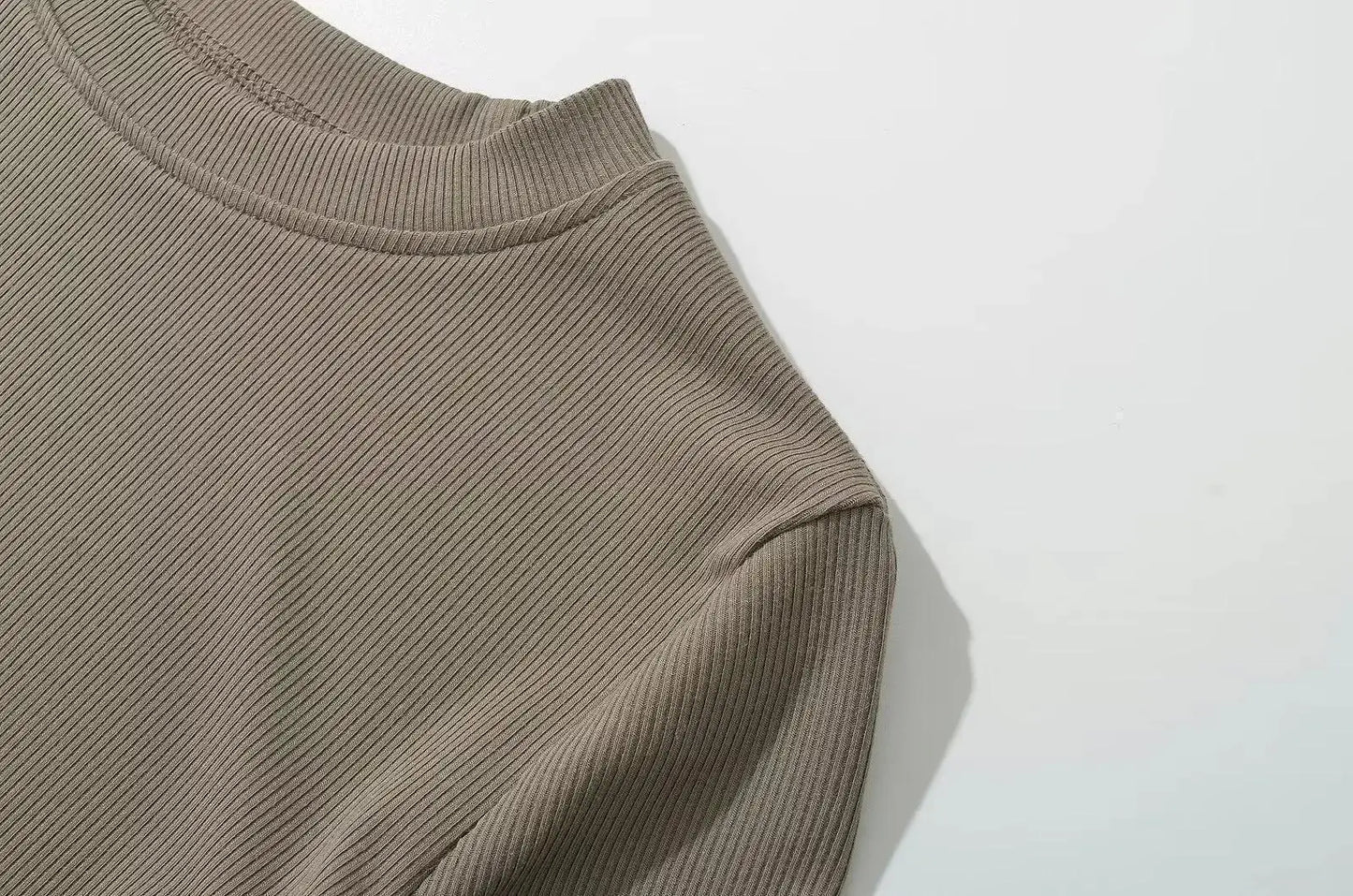 Summer Short Sleeve O-neck Knitted Bodysuits Women Stretchable Slim Basic Solid Color Tops