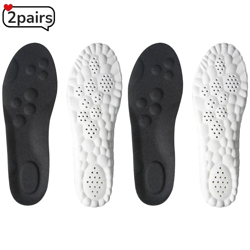 Upgrade Massage Sports Insoles Super Soft PU Insole for Feet Running Baskets Shoe Inserts Soles Arch Support Orthopedic Cushion