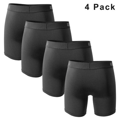4 Pack Men Underwear With Opening Breathable Mens Boxershorts Men's Panties Underpants Plus Size Fashion Boxers Brief