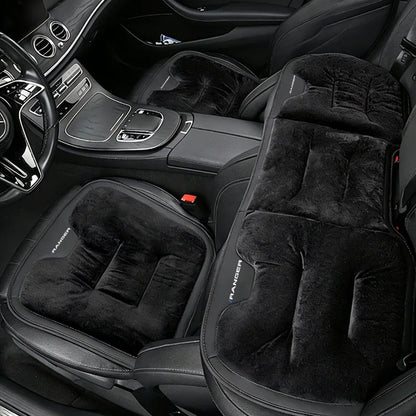Car Seat Cushion For Ford Ranger T9 T7 T1 Raptor Warm Flannel Thick Plush Universal Rear Seat Backrest Protector Cover