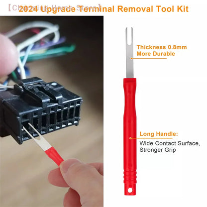 【M】21Pcs Terminal Removal Key Tool, Terminal Pin Extractor Puller Repair Remover Key Tool For Car