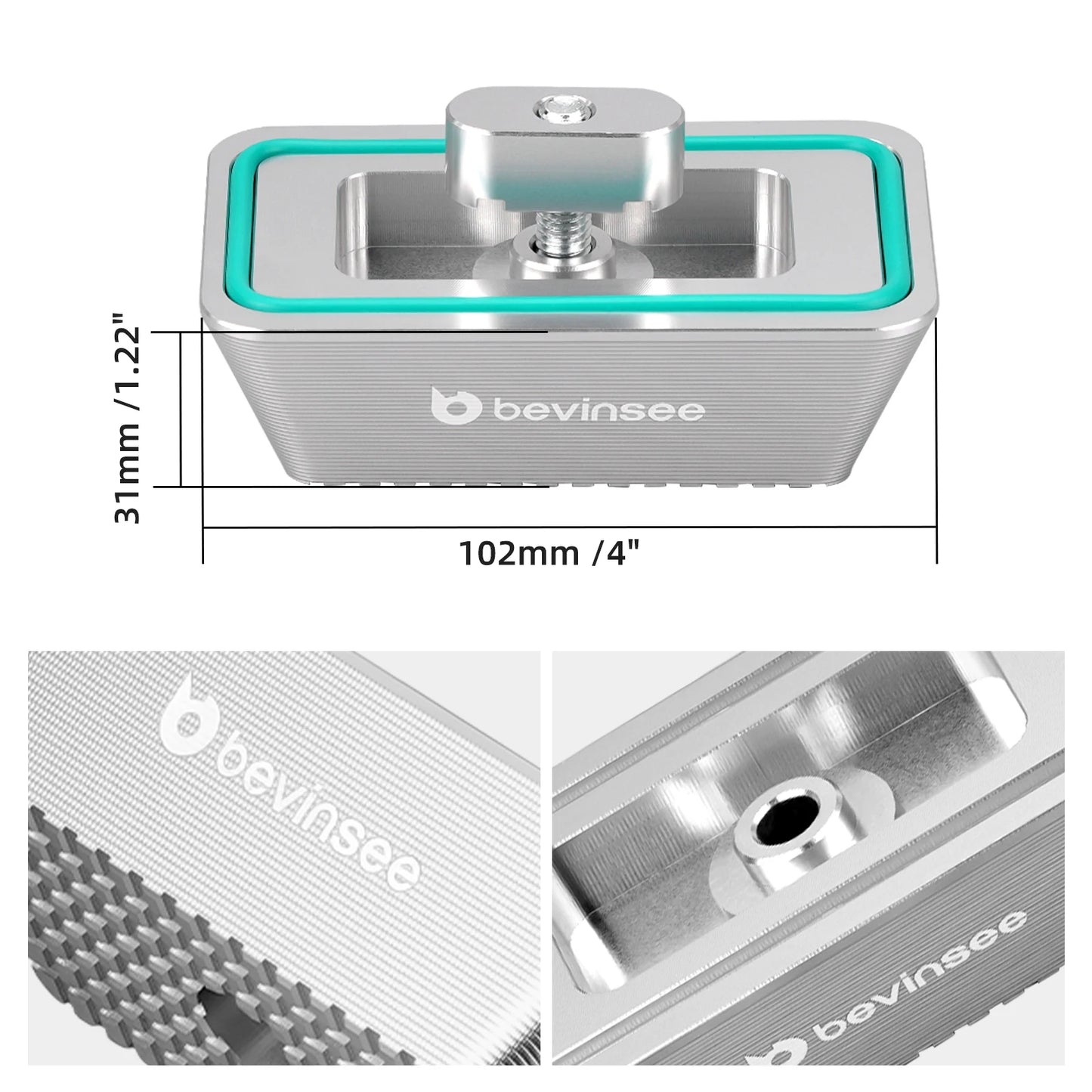 BEVINSEE Aluminum Jack Pad Set For BMW E46 X3 E83 Z4 E86 E85 E89 Replaces 51 71 7 065 919