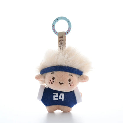 Pop Soccer Star Figure Keychains Kawaii Soccer Figure Keychain Photo Props Accessories Bag Charms Pendant Keychains Fans Gifts