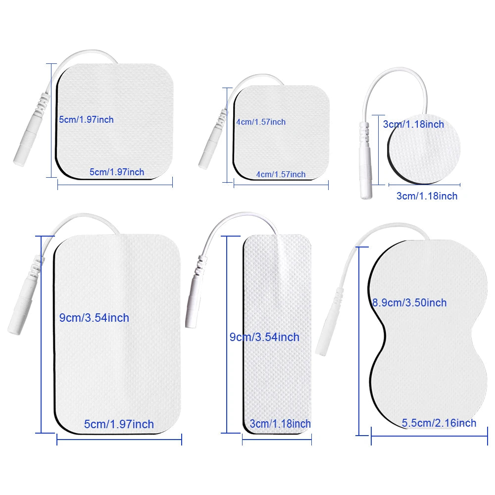 50/20/10pcs Electrode Pads Muscle Stimulator Acupuncture Massager Patches Tens Machine Conductive Gel Body Massage Pads