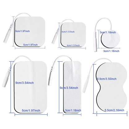 50/20/10pcs Electrode Pads Muscle Stimulator Acupuncture Massager Patches Tens Machine Conductive Gel Body Massage Pads