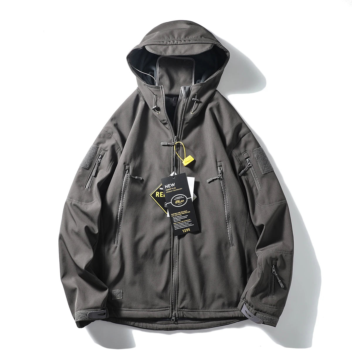 ARC New Storm Jacket Outdoor Sports Camping Mountaineering Fashion Men Plus Cashmere Windproof Waterproof Function Storm Jacket