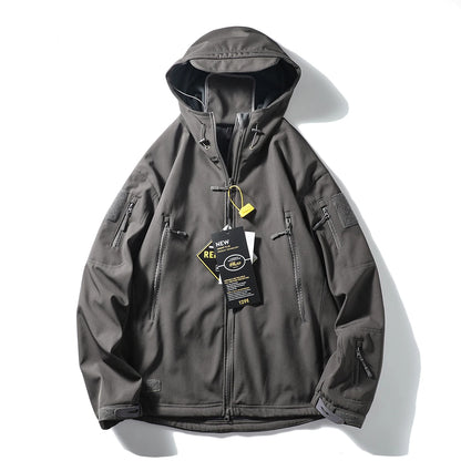 ARC New Storm Jacket Outdoor Sports Camping Mountaineering Fashion Men Plus Cashmere Windproof Waterproof Function Storm Jacket