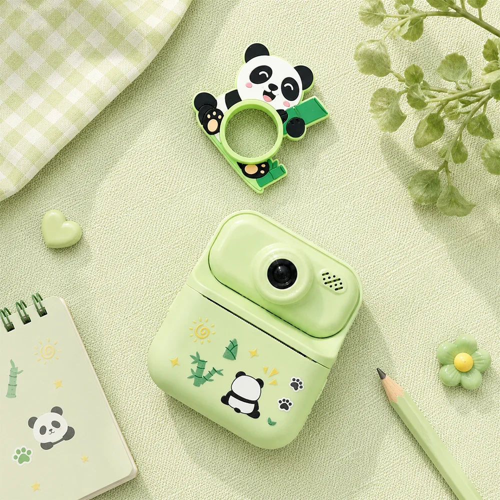 Instant Print Selfie Digital Camera CMOS Sensor USB Rechargeable Creative Camera Perfect Birthday Christmas New Year Gift