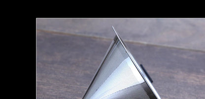 Hand Glass Coffee Kettle with Stainless Steel Filter Drip Brewing Hot Brewer Coffee Pot Dripper Barista Pour Over Coffee Maker