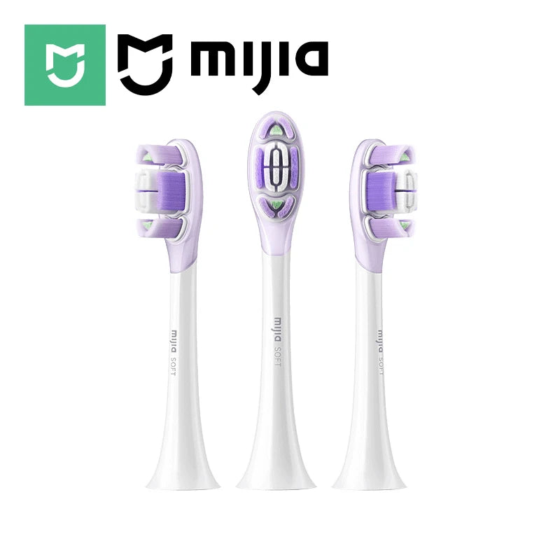 MIJIA Oscillation Electric Toothbrush Replacement Heads, (Soft & Clean),100% Original,Compatible MES609 MES610 MES613