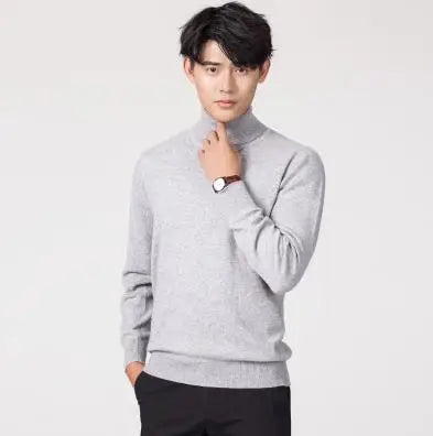 Cashmere turtleneck men sweater clothes for 2024 autumn winter jersey hombre pull homme hiver pullover men high neck sweaters